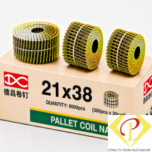 Đinh cuộn trơn 21x38