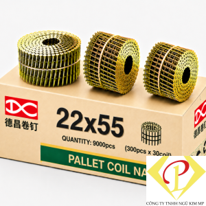 Đinh cuộn trơn 22x55