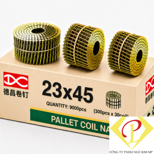Đinh cuộn trơn 23x45